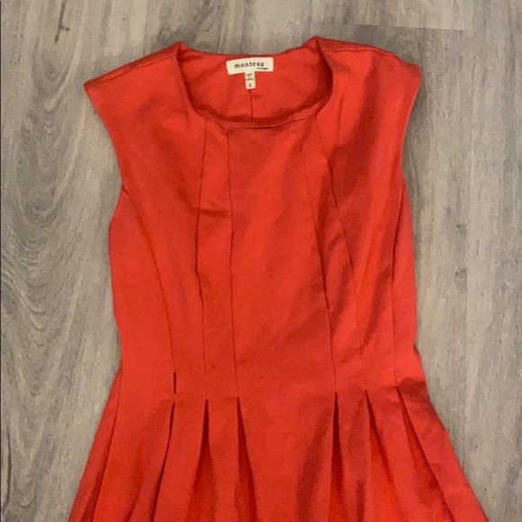 Monteau orange dress size small - Picture 4 of 10